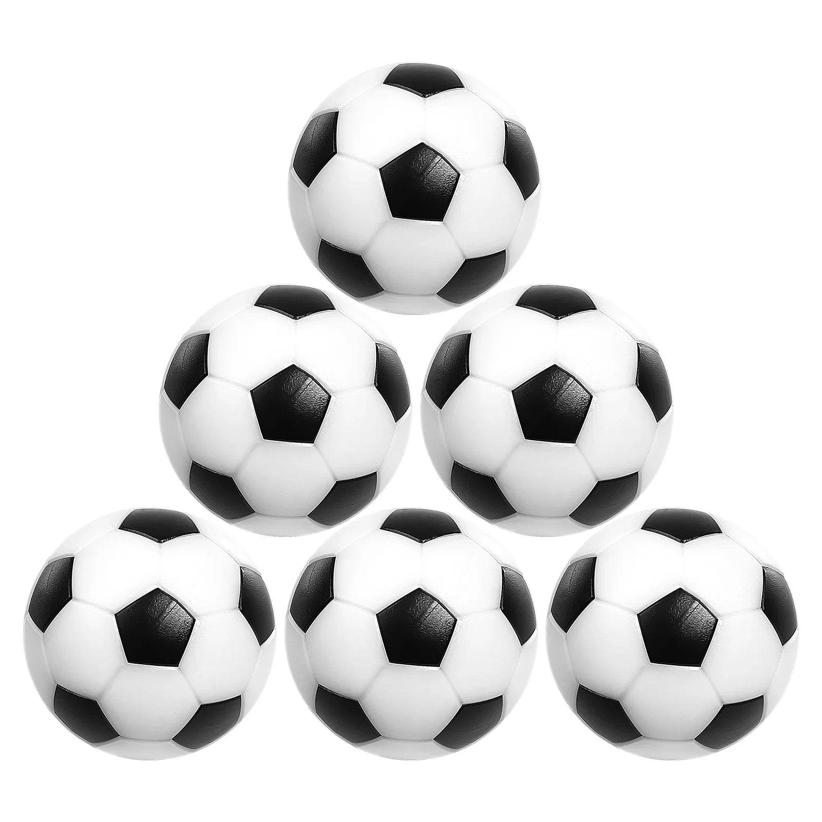 Ballon de baby-foot blanc pur de 32 mm, ballon de remplacement de football de table en résine plastique, accessoire de jeu de football de table pour enfants et adultes  18