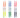 Ensemble Marqueurs Twin Tip DELI S736 - 6 Couleurs