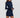 Robe sexy mini deux poches Mozision Dark Blue pour femmes - Nouveauté automne-hiver 2023 - Robe moulante pour soirée club avec manches longues - Élégance et style - Le prix du marché