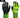 Gants de Jardin en Nylon Spandex - Gants de Travail Fluorescents Verts avec Micro Foam en Nitrile pour Sécurité et Confort