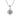 Collier pendentif Butterflykiss en moissanite 1 CT - Bijoux fins mariage femme