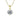 Collier pendentif Butterflykiss en moissanite 1 CT - Bijoux fins mariage femme