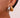 Boucles d'Oreilles Pendantes Vintage Plaquées Or Chunky