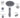 Brosse Épilation Chiens Chats - Acier Inoxydable Toilettage Poils